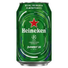 Heineken minőségi világos sör 5% 0,33 l