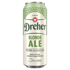 Dreher Blonde Ale felsőerjesztésű minőségi világos sör 4,6% 0,5 l