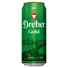 Dreher Gold minőségi világos sör 5% 0,5 l