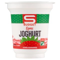 S-Budget epres joghurt gyümölcsdarabokkal 150 g