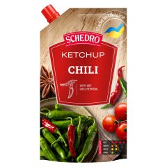 Schedro paradicsom ketchup chilis ízesítéssel 250 g