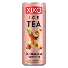 XIXO Ice Tea őszibarackos jegestea gyümölcslével és természetes teakivonattal 250 ml