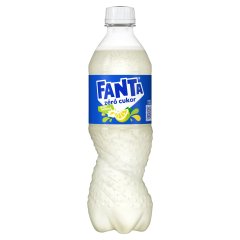 Fanta zéró cukor citrom- és bodzaízű energiamentes szénsavas üdítőital édesítőszerekkel 500 ml