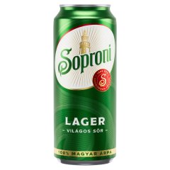 Soproni Lager világos sör 4,5% 500 ml