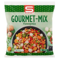 S-Budget Gourmet-Mix gyorsfagyasztott serpenyős zöldség ínyenceknek 750 g 