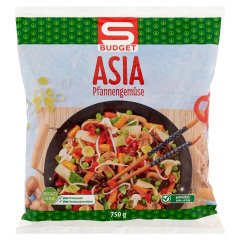 S-Budget gyorsfagyasztott ázsiai stílusú serpenyős zöldség 750 g 