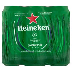 Heineken Original minőségi világos sör 5% 6 x 0,5 l