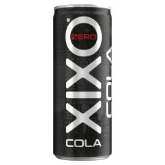 XIXO Cola Zero kólaízű, szénsavas üdítőital édesítőszerekkel 250 ml
