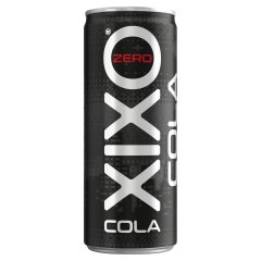 XIXO Cola Zero kólaízű, szénsavas üdítőital édesítőszerekkel 250 ml