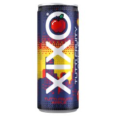 XIXO alma-tuttifruttiízű koffeinmentes szénsavas üdítőital hozzáadott vitaminokkal 250 ml 