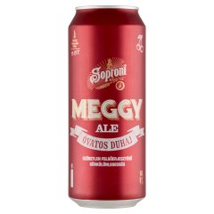 Soproni Óvatos Duhaj Meggy Ale szűretlen felsőerjesztésű sörkülönlegesség 4% 500 ml