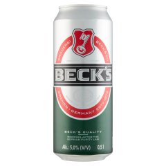 Beck\'s minőségi világos sör 5% 500 ml