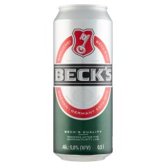 Beck\'s minőségi világos sör 5% 500 ml