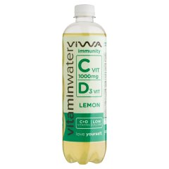 Viwa Vitaminwater citrom ízű csökkentett energiatartalmú szénsavmentes üdítőital 600 ml