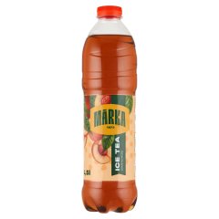 Márka őszibarackízű szénsavmentes üdítőital fekete tea kivonattal és cukorral 1,5 l