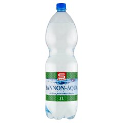 S-Budget Pannon-Aqua szén-dioxiddal dúsított természetes ásványvíz 2 l