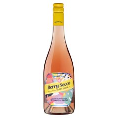 Kontyos Berry Secco eper és tonik ízű szénsavval dúsított édes gyümölcsbor 8% 750 ml