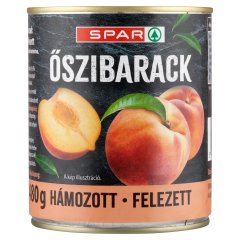 SPAR hámozott, felezett őszibarack 820 g