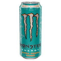 Monster Energy Ultra Fiesta Mango szénsavas mangó ízű ital koffeinnel édesítőszerekkel 500 ml