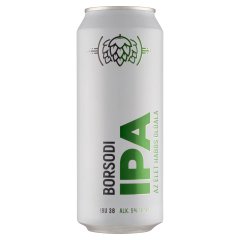 Borsodi IPA minőségi világos, felsőerjesztésű szűretlen sör 5% 0,5 l