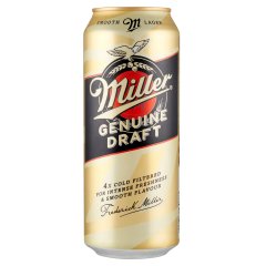Miller Genuine Draft világos sör 4,7% 0,5 l