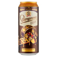 Staropramen Dark minőségi barna sör 4,4% 0,5 l