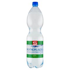 S-Budget Pannon-Aqua szén-dioxiddal dúsított természetes ásványvíz 1,5 l