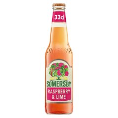 Somersby cider málna és lime ízesítéssel 4,5% 0,33 l