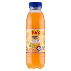 Sió Citrus Friss sárgadinnye-lime-alma vegyes üdítőital gyümölcshússal 0,4 l