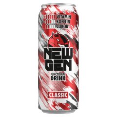 New Gen Classic tuttifruttiízű, koffeintartalmú, szénsavas, alkoholmentes ital 500 ml