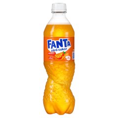 Fanta zéró cukor energiamentes narancsízű szénsavas üdítőital édesítőszerekkel 500 ml