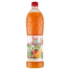 Pölöskei mangó-maracuja ízű szörp cukorral és édesítőszerrel, csökkentett energiatartalommal 1 l