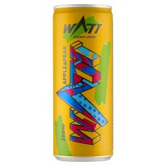 Watt alma- és körteízű, szénsavas energiaital koffeinnel és vitaminokkal 250 ml