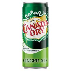 Canada Dry gyömbérízű szénsavas üdítőital cukorral és édesítőszerekkel 330 ml
