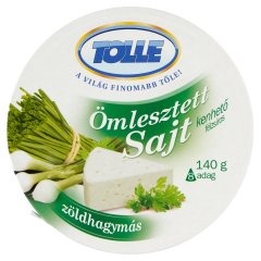 Tolle zöldhagymás kenhető félzsíros ömlesztett sajt 8 db 140 g