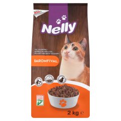Nelly teljes értékű száraz állateledel felnőtt macskák számára baromfival 2 kg