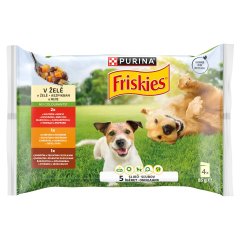 Purina Friskies aszpikos válogatás nedves kutyaeledel 4 x 85 g (340 g)
