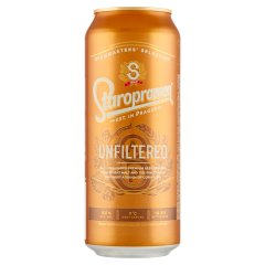 Staropramen Unfiltered minőségi világos, szűretlen sör 5% 0,5 l 