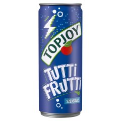 Topjoy tutti-frutti ízű szénsavas üdítőital édesítőszerekkel 330 ml