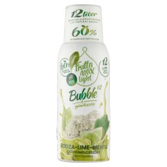 FruttaMax Bubble¹² Light bodza-lime-menta ízű gyümölcsszörp édesítőszerekkel 500 ml