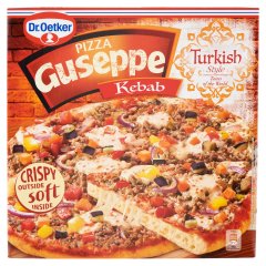 Dr. Oetker Guseppe Kebab gyorsfagyasztott pizza marhahússal és zöldségekkel 420 g