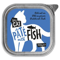 My Cat teljes értékű állateledel felnőtt macskáknak halas pástétom 100 g