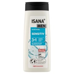 Isana Men Sensitiv 3in1 tusfürdő gél férfiaknak 300 ml
