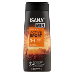 Isana Men Active Sport 3in1 tusfürdő gél férfiaknak 300 ml 
