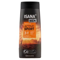 Isana Men Active Sport 3in1 tusfürdő gél férfiaknak 300 ml