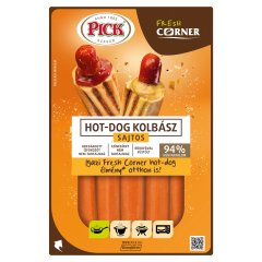 PICK Fresh Corner sajtos hot-dog kolbász 300 g