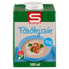 S-BUDGET UHT FŐZŐTEJSZÍN 0,5L