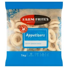 Farm Frites elősütött, gyorsfagyasztott, félkész, panírozott hagymakarika 1000 g