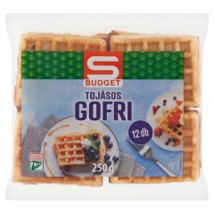 S-Budget tojásos gofri 12 db 250 g