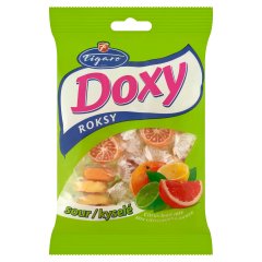 Figaro Doxy vegyes gyümölcs ízű savanyú roxcukorka 90 g